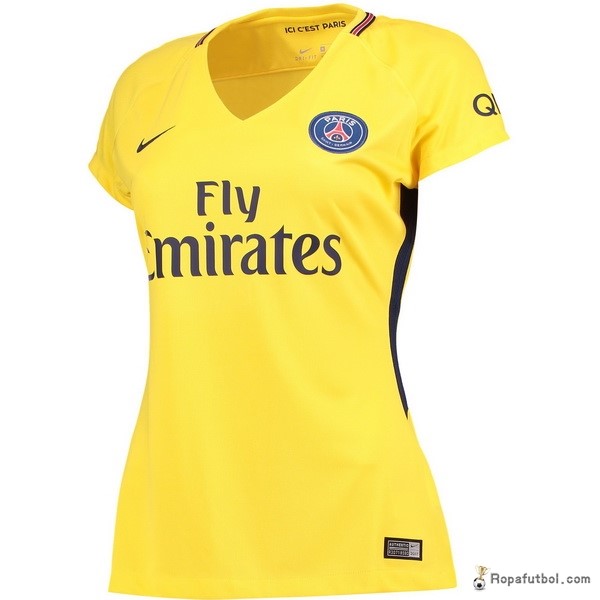 Camiseta Paris Saint Germain Replica Segunda Ropa Mujer 2017/18